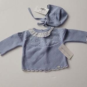 Martin Aranda Pale Blue 2 Piece Outfit Size 1 Months